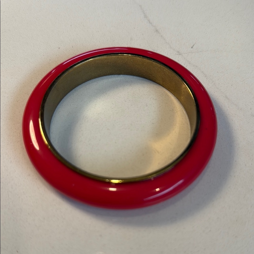 Vibrant Red Bangle Bracelet